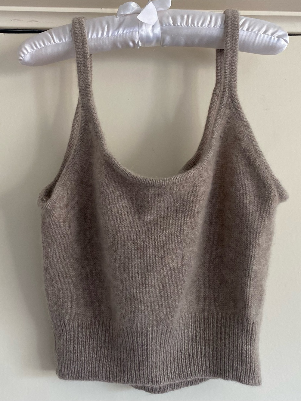 Reformation Soft Knit Tank in Light Taupe Small - Picture 2 of 8